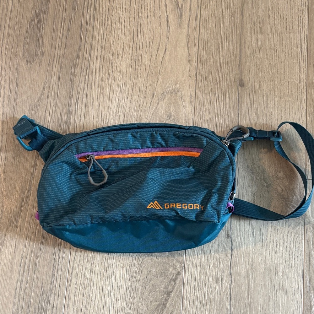 Gregory Navy and Orange Belt Bag